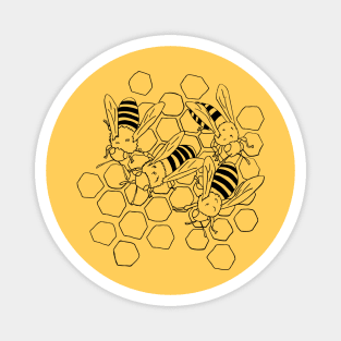 The Busy Bees Magnet